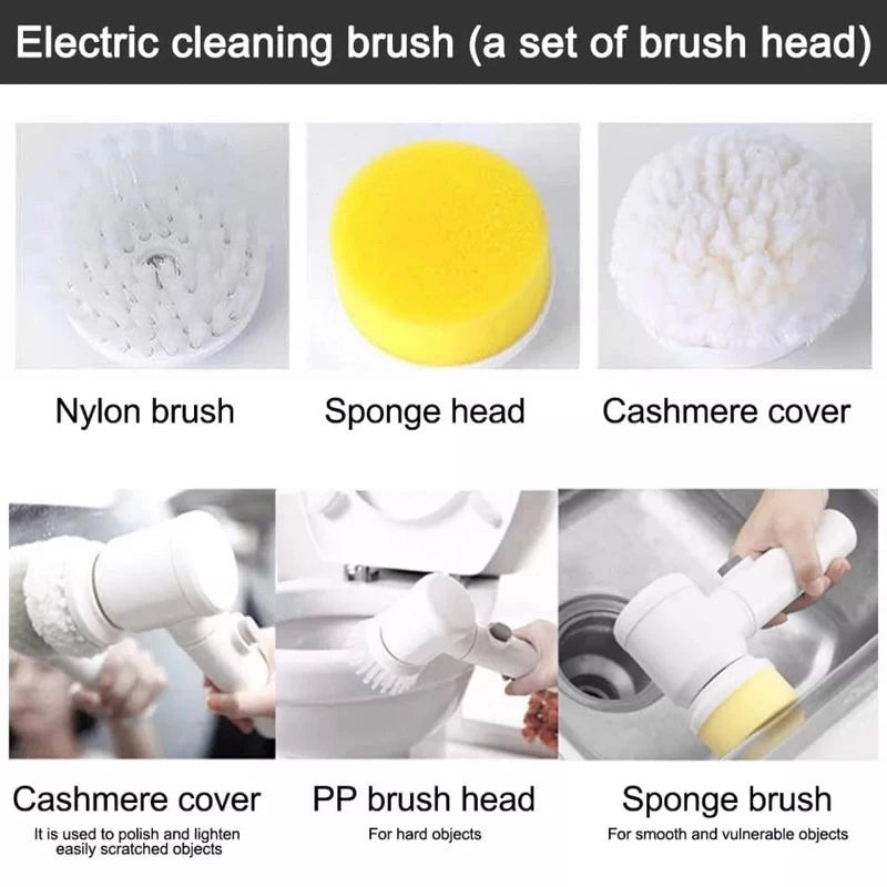 Escova de Limpeza Elétrica